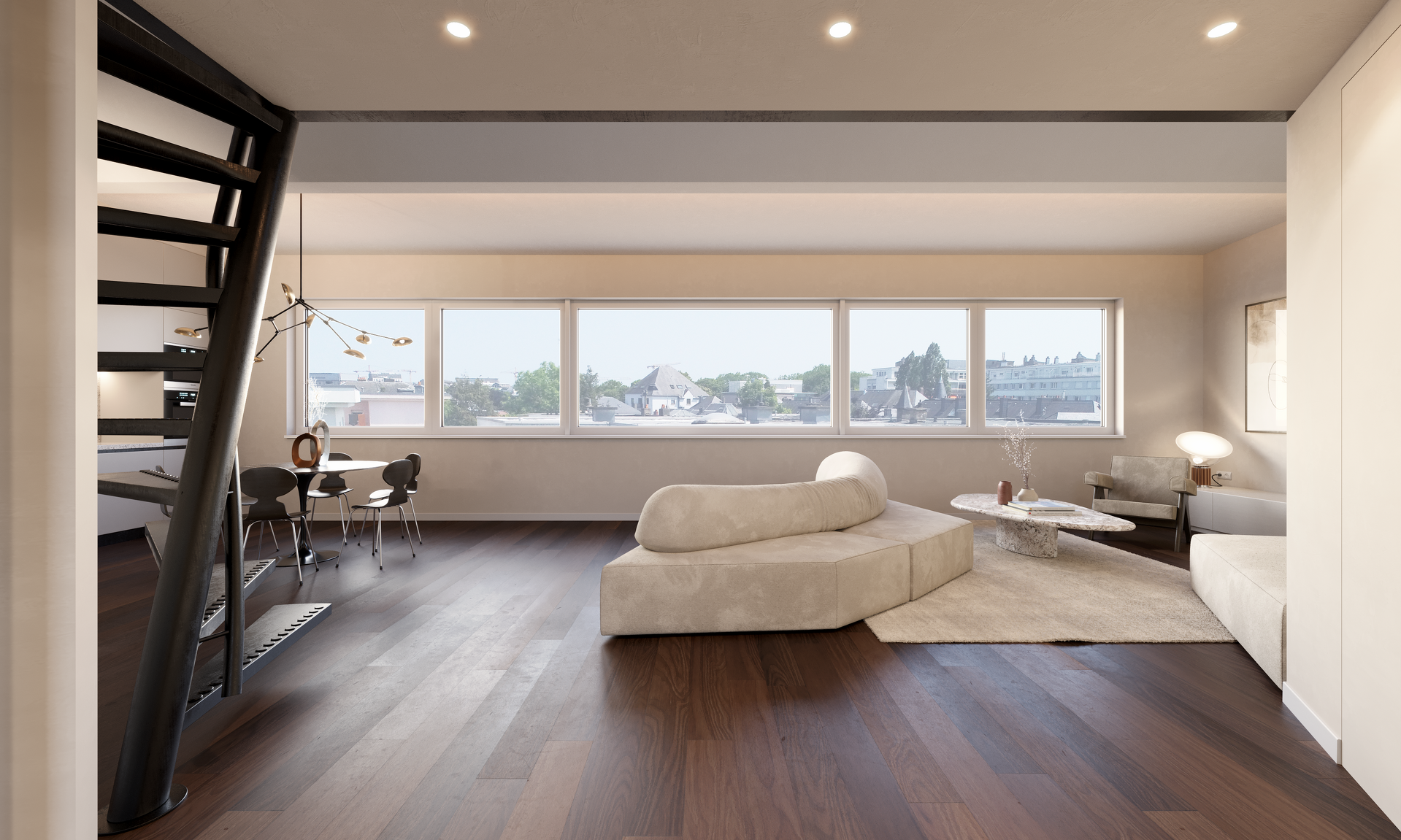 Appartement en vente à Luxembourg-Belair  - 101m²